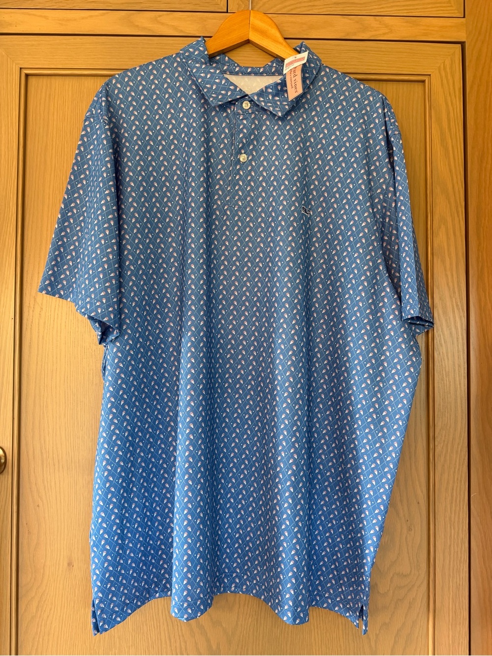 NWT Vineyard Vines Lacrosse Performance Extended Size Polo / XXL